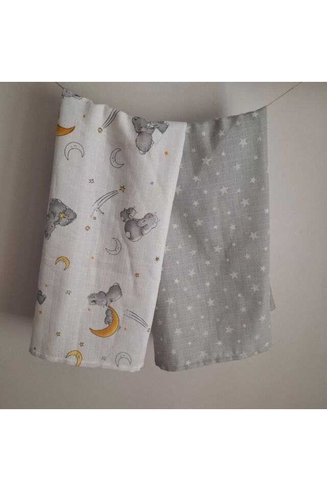 85x85 OEKO-Tex serfitikalı müslin bebek örtüsü