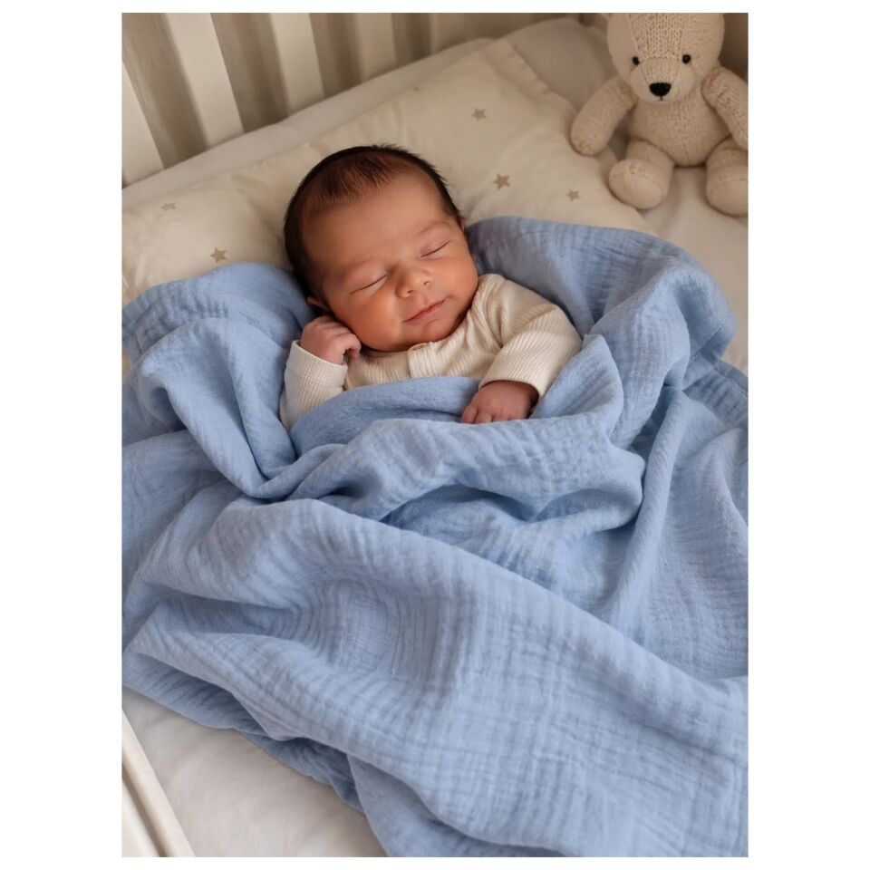 Dery Collection Müslin Bebek Örtüsü %100 pamuk 90x100