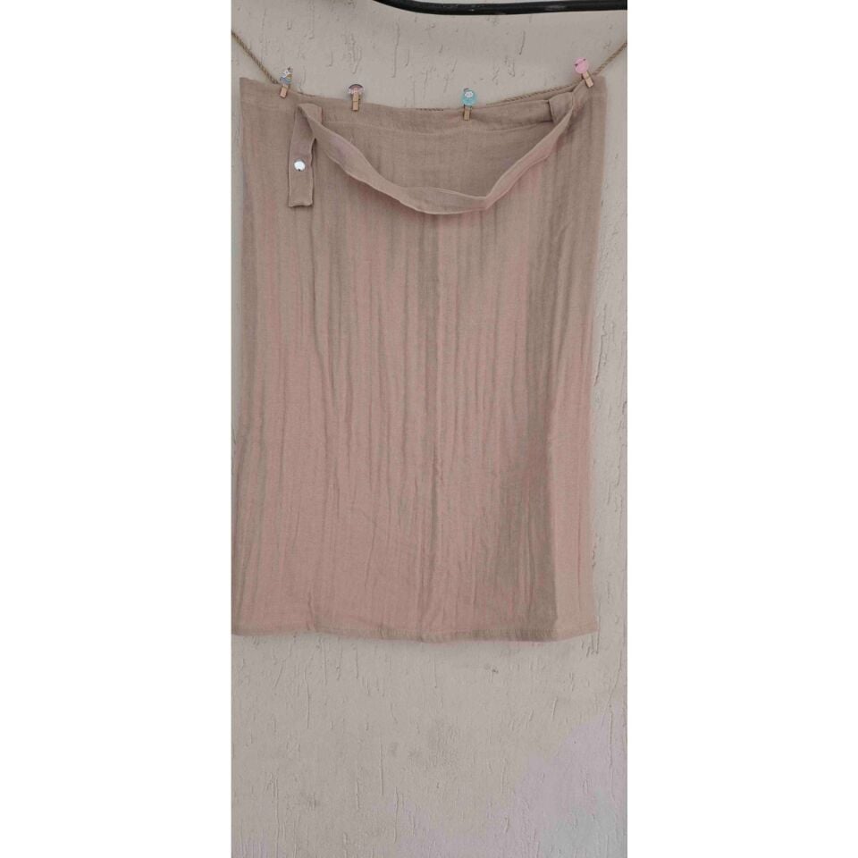 Dery Collection Bebek Emzirme Örtüsü Müslin Kumaş çıtçıt ayarlı