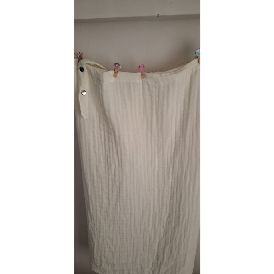 Dery Collection 3 katlı Müslim Emzirme Örtüsü çıtçıt ayarlamalı 70x90cm