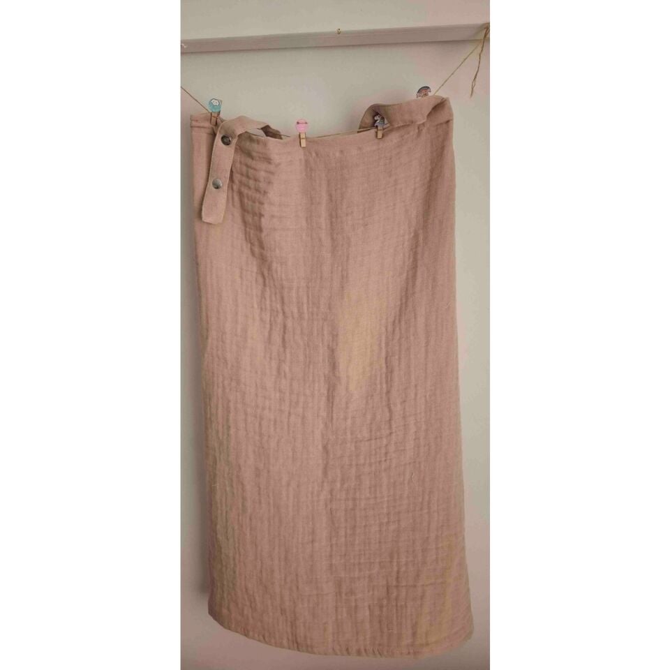 Dery Collection 3 katlı Müslim Emzirme Örtüsü  çıtçıt askı ayarlamalı 70x90