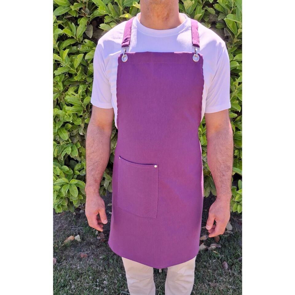 Dery Collection Mutfak Önlüğü Leke ve Sıvı Itici Kumaş Çapraz Askılı