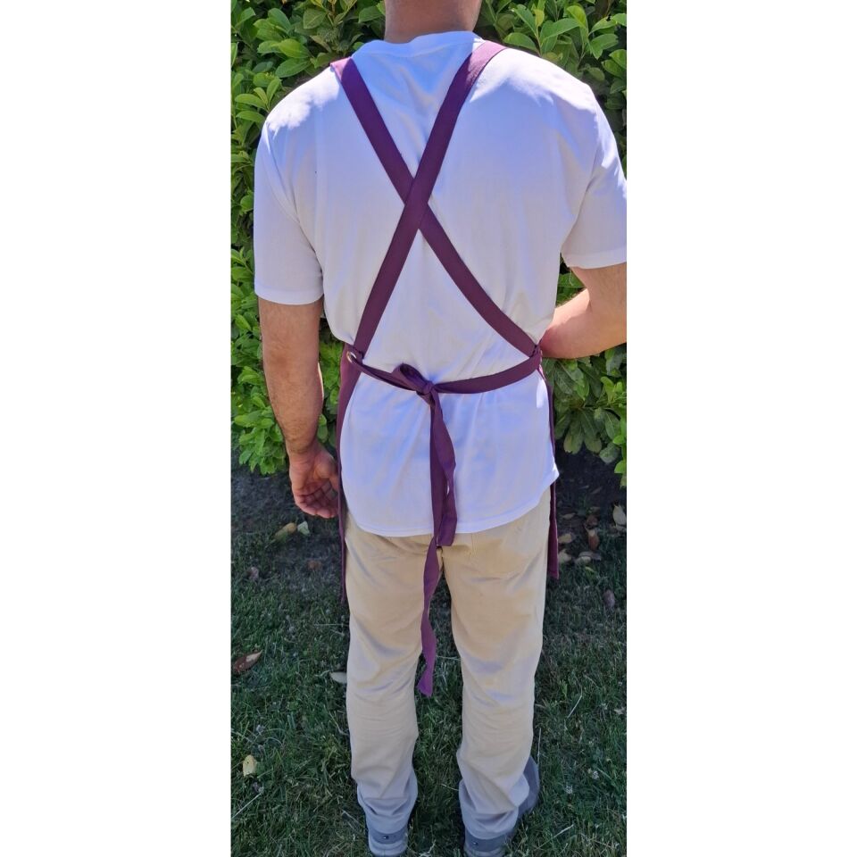 Dery Collection Mutfak Önlüğü Leke ve Sıvı Itici Kumaş Çapraz Askılı