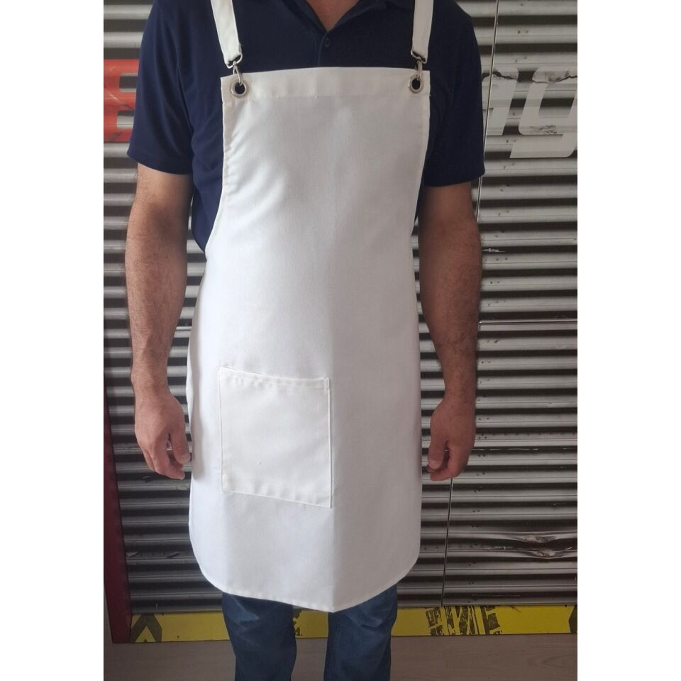 Dery Collection Mutfak Önlüğü Leke Tutmayan Sıvı Itici Kumaş Çapraz Askılı