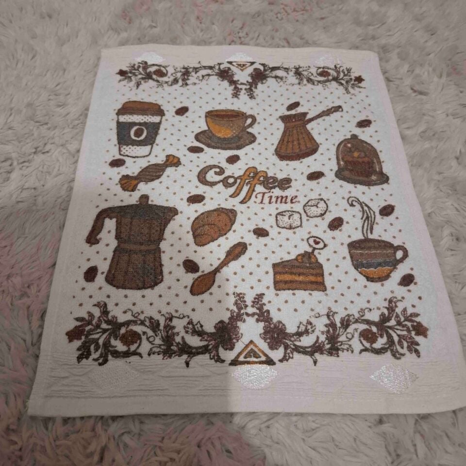 Ayipek 30 x 40 Desenli Havlu 6 adet