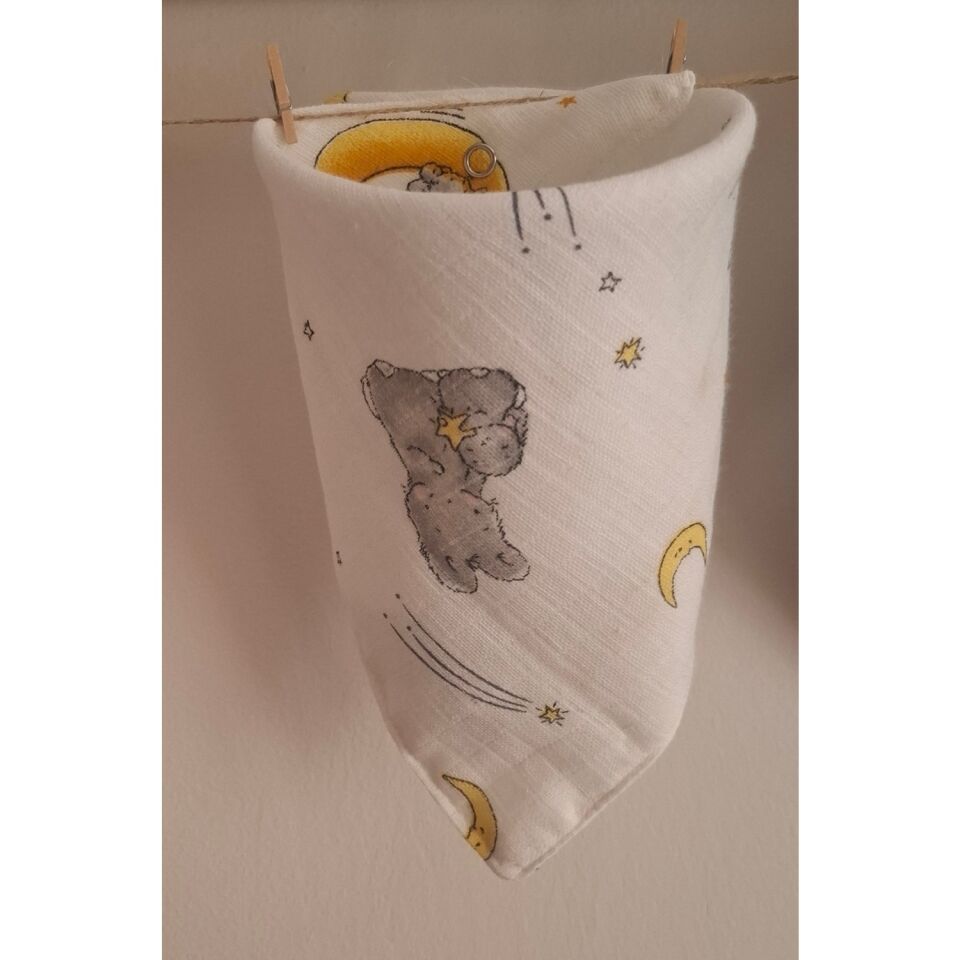 Dery Collection Müslin Bebek Örtüsü Ağız Bezi Salya Önlüğü