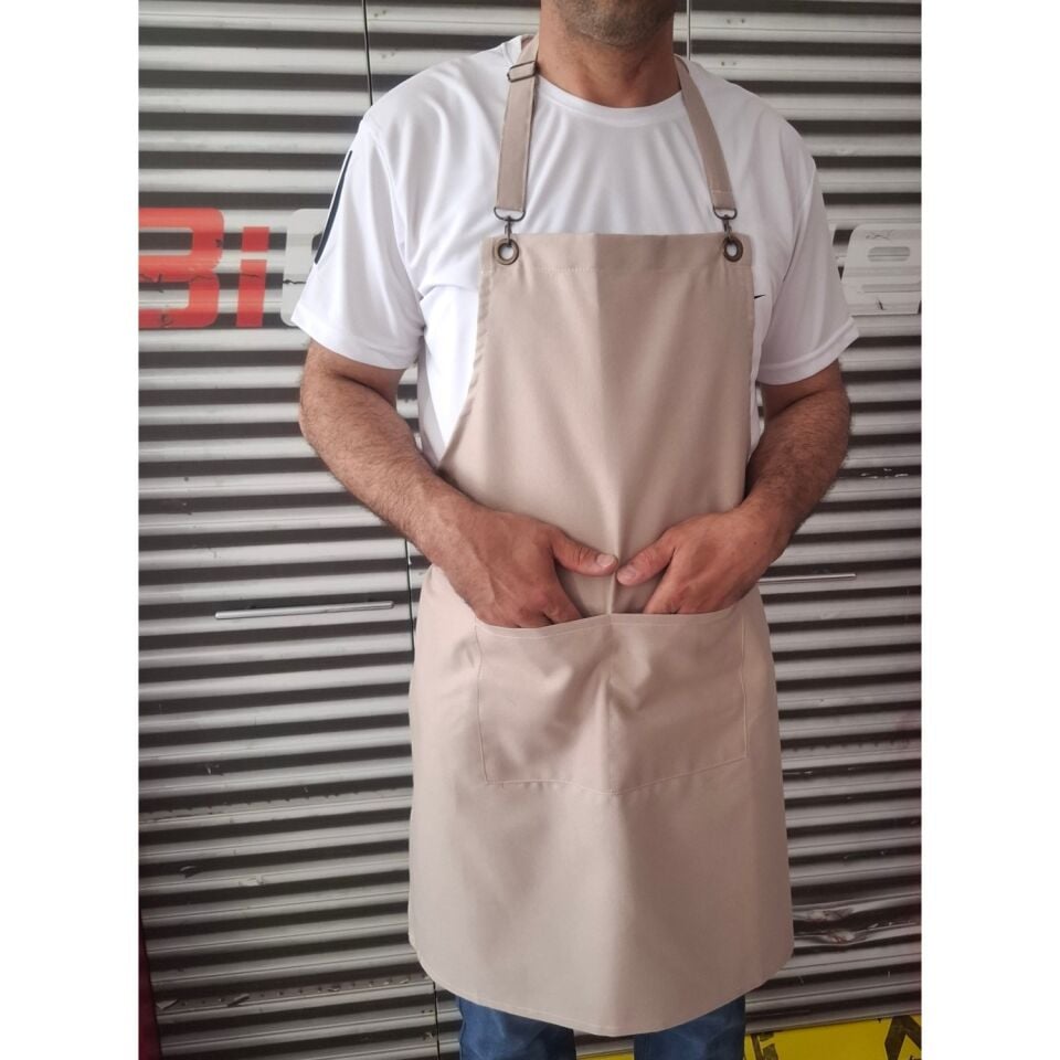 Dery Collection Şef Mutfak Önlüğü 70X80EKE Tutmayan Sıvı Itici Kumaş