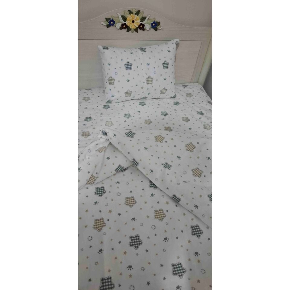 Bebek Nevresim Takimi 120X150 Flanel (pazen)