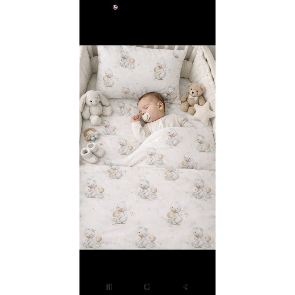Bebek Nevresim Takimi 120X150 Flanel (Pazen)