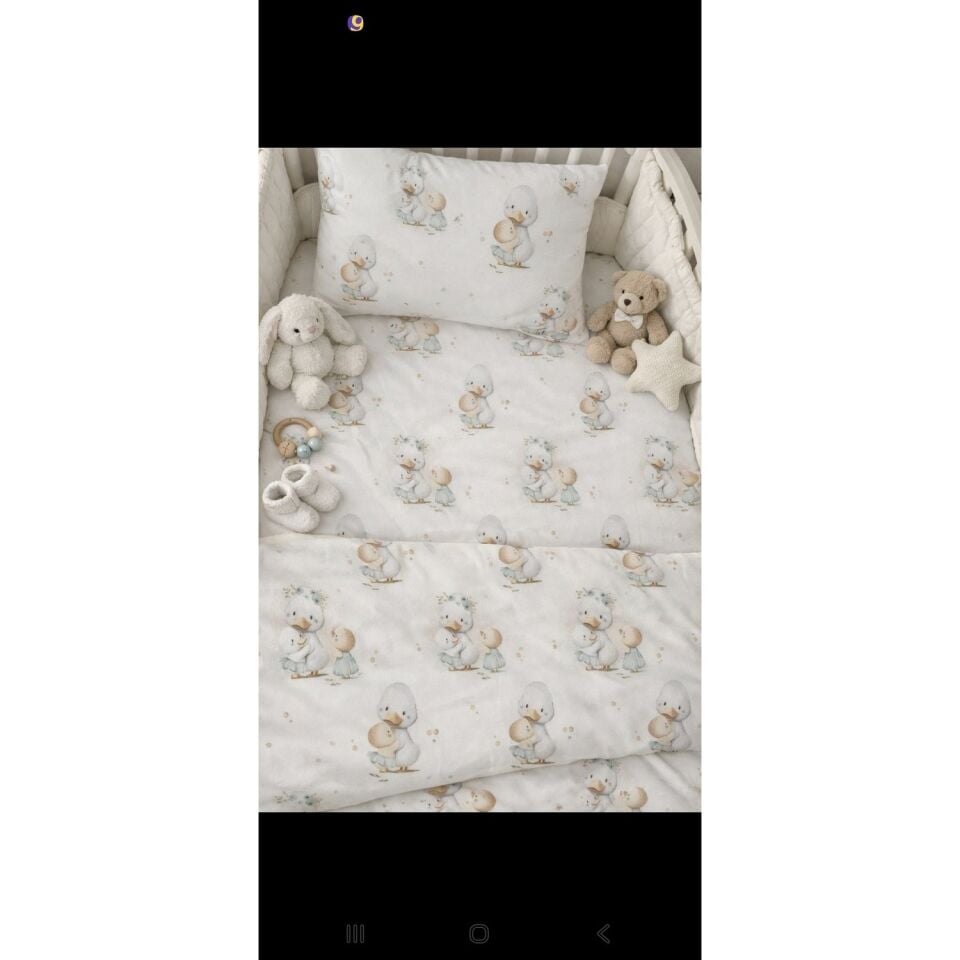 Bebek Nevresim Takimi 120X150 Flanel (Pazen)
